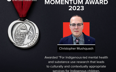 Dr. Christopher Mushquash has been honoured with prestigious Canada Gairdner Momentum Award 2023
