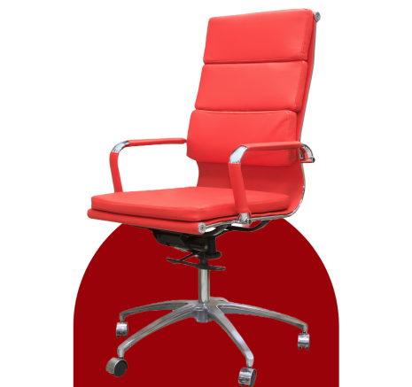 red office chair