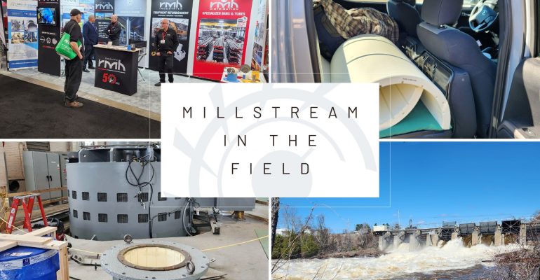 Millstream in the field
